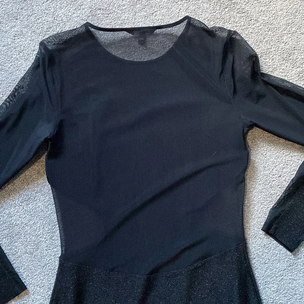 Express Black Shimmer Dress - size 10 - Picture 5 of 6